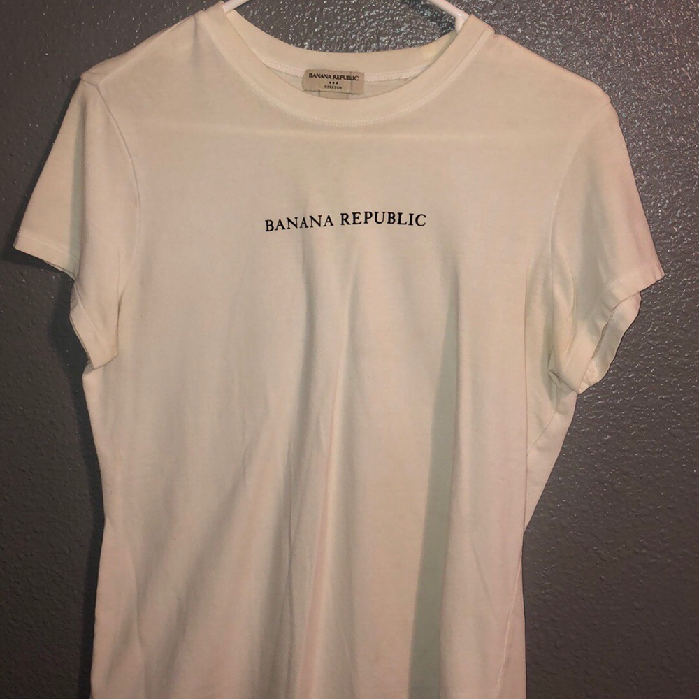 Banana Republic White Tee